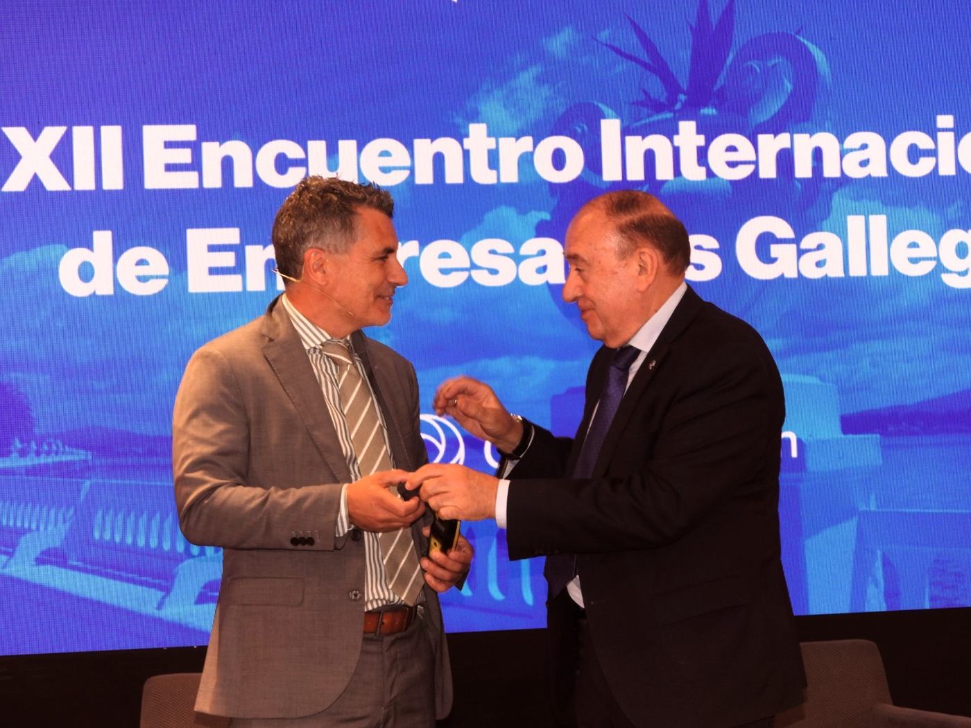 David de Miguel en el Encuentro de Empresarios Gallegos, AEGAMA, en La Toja, Pontevedra